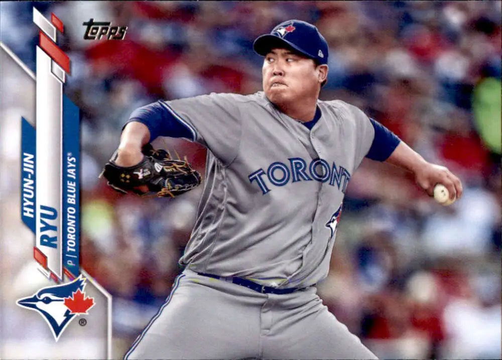 2020 Topps #400 Hyun-Jin Ryu NM-MT Toronto Blue Jays Baseball Card - Baseball Card Single