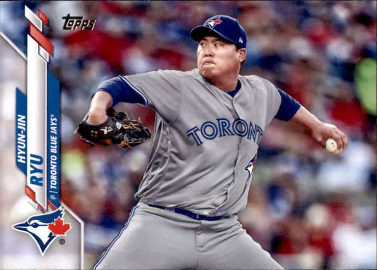 2020 Topps #400 Hyun-Jin Ryu NM-MT Toronto Blue Jays Baseball Card - Baseball Card Single