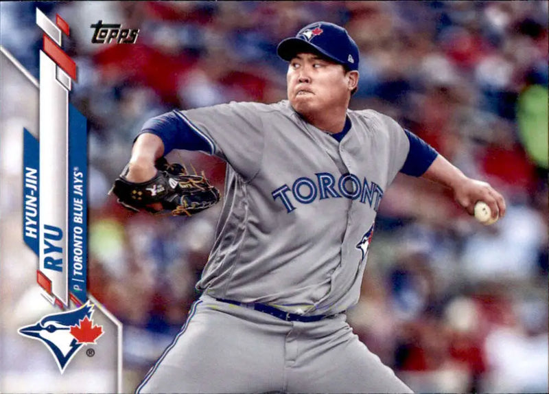 2020 Topps #400 Hyun-Jin Ryu NM-MT Toronto Blue Jays Baseball Card - Baseball Card Single