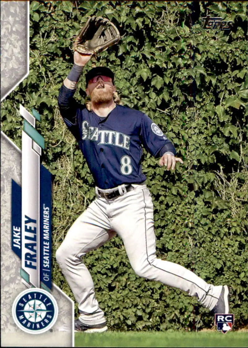 2020 Topps #401 Jake Fraley NM-MT RC Rookie Seattle Mariners Baseball Card - Baseball Card Single