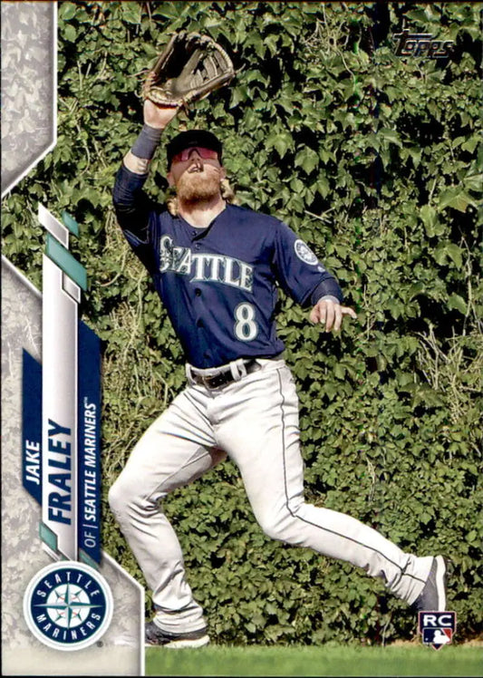 2020 Topps #401 Jake Fraley NM-MT RC Rookie Seattle Mariners Baseball Card - Baseball Card Single