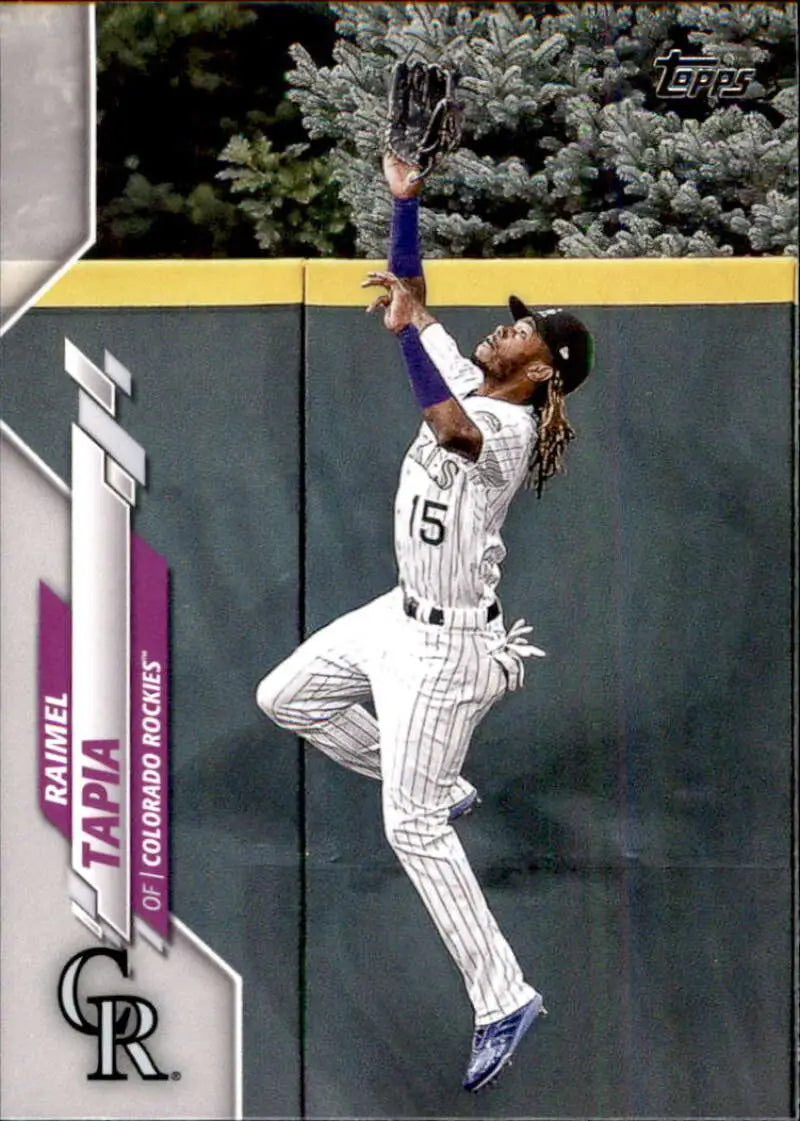 2020 Topps #404 Raimel Tapia NM-MT Colorado Rockies Baseball Card - Baseball Card Single