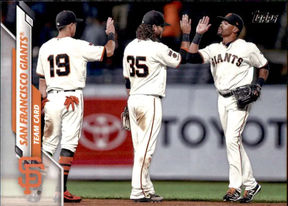 2020 Topps #405 San Francisco Giants NM-MT San Francisco Giants Baseball Card - Baseball Card Single