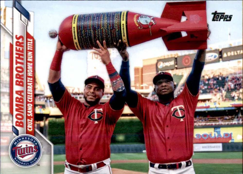 2020 Topps #412 Bomba Brothers NM-MT Minnesota Twins Baseball Card - Baseball Card Single