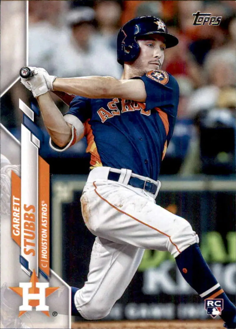2020 Topps #421 Garrett Stubbs NM-MT RC Rookie Houston Astros Baseball Card - Baseball Card Single