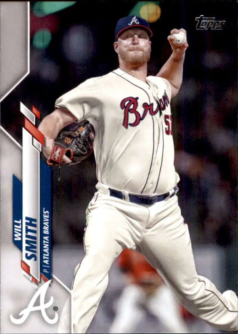 2020 Topps #422 Will Smith NM-MT Atlanta Braves Baseball Card - Baseball Card Single