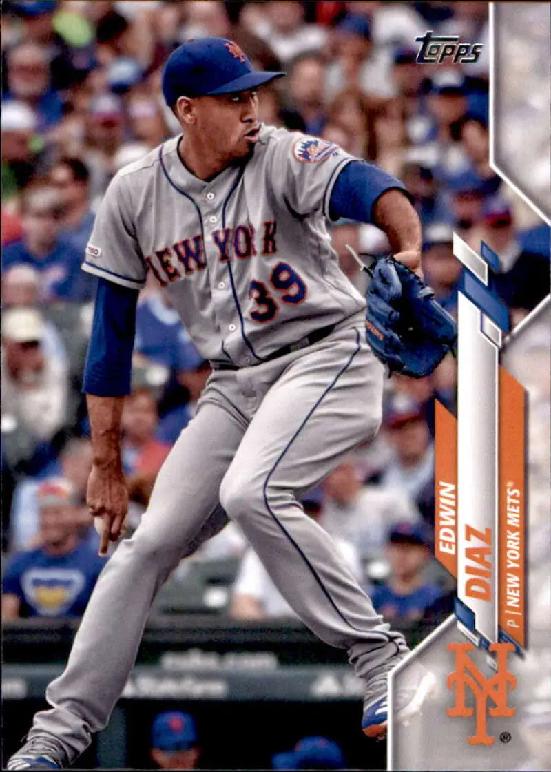 2020 Topps #427 Edwin Diaz NM-MT New York Mets Baseball Card - Baseball Card Single