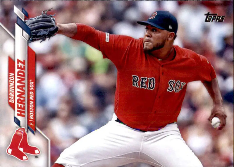 2020 Topps #430 Darwinzon Hernandez NM-MT Boston Red Sox Baseball Card - Baseball Card Single