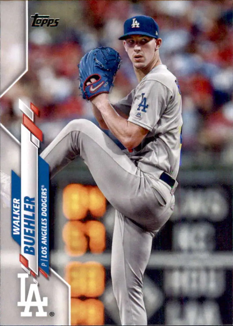2020 Topps #432 Walker Buehler NM-MT Los Angeles Dodgers Baseball Card - Baseball Card Single