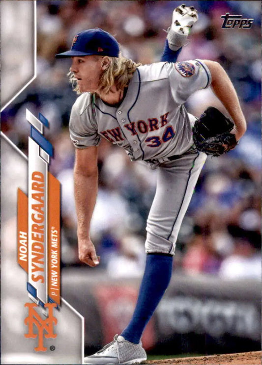 2020 Topps #433 Noah Syndergaard NM-MT New York Mets Baseball Card - Baseball Card Single