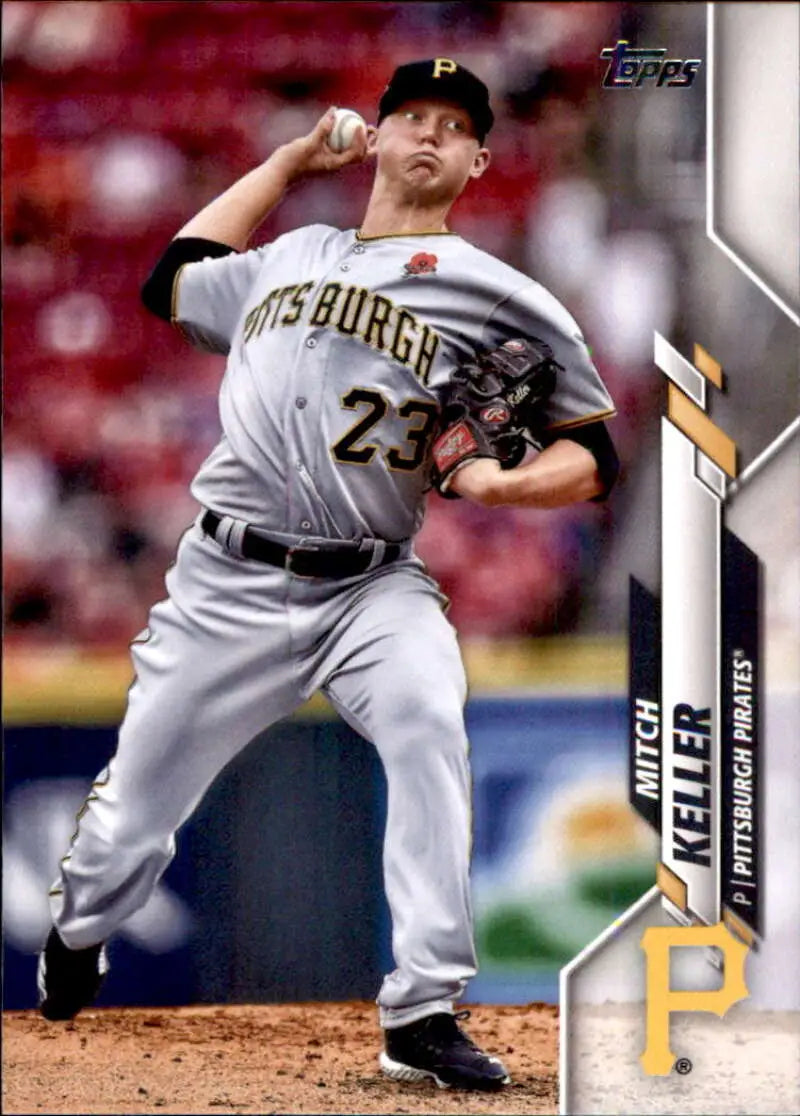 2020 Topps #435 Mitch Keller NM-MT Pittsburgh Pirates Baseball Card - Baseball Card Single