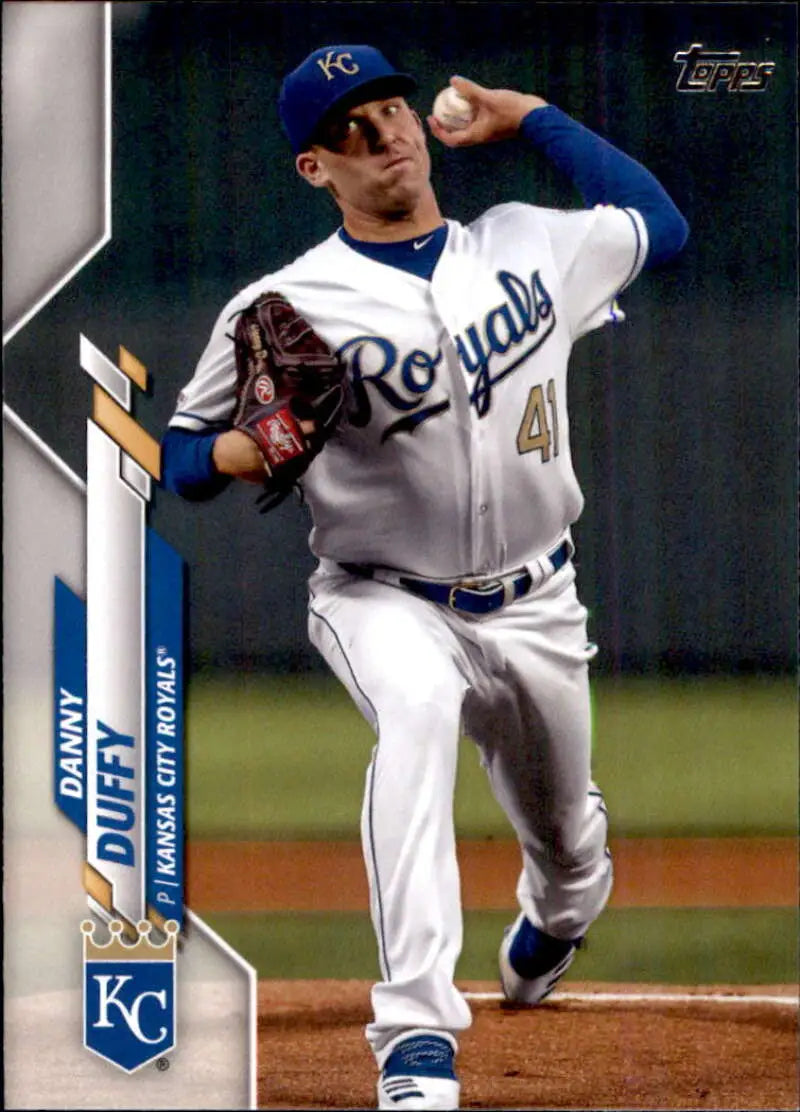 2020 Topps #438 Danny Duffy NM-MT Kansas City Royals Baseball Card - Baseball Card Single