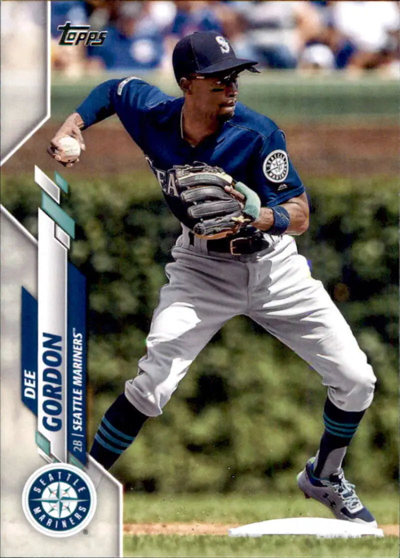 2020 Topps #439 Dee Gordon NM-MT Seattle Mariners Baseball Card - Baseball Card Single