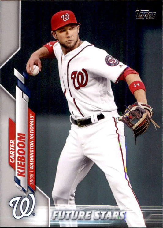 2020 Topps #440 Carter Kieboom NM-MT Washington Nationals Baseball Card - Baseball Card Single