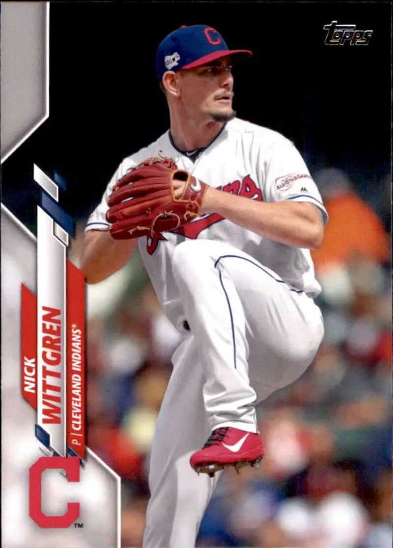 2020 Topps #441 Nick Wittgren NM-MT Cleveland Indians Baseball Card - Baseball Card Single