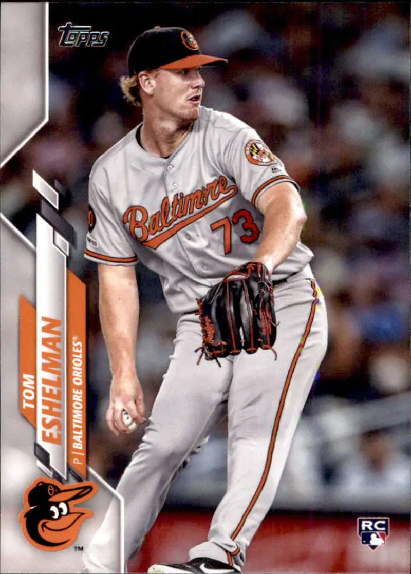 2020 Topps #442 Tom Eshelman NM-MT RC Rookie Baltimore Orioles Baseball Card - Baseball Card Single