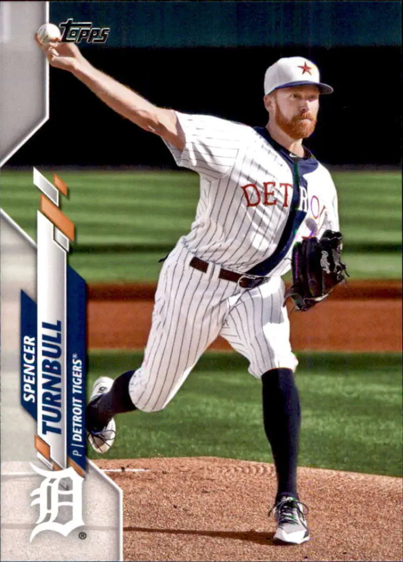2020 Topps #445 Spencer Turnbull NM-MT Detroit Tigers Baseball Card - Baseball Card Single
