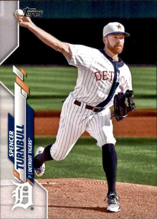 2020 Topps #445 Spencer Turnbull NM-MT Detroit Tigers Baseball Card - Baseball Card Single