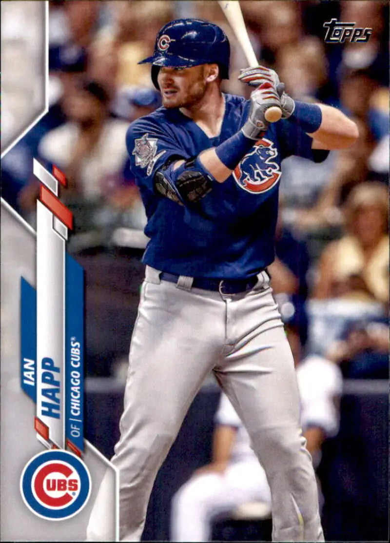 2020 Topps #448 Ian Happ NM-MT Chicago Cubs Baseball Card - Baseball Card Single