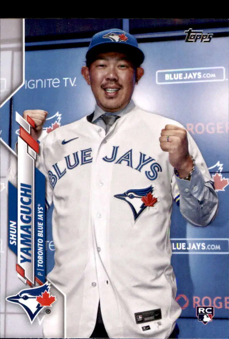 2020 Topps #449 Shun Yamaguchi NM-MT RC Rookie Toronto Blue Jays Baseball Card - Baseball Card Single