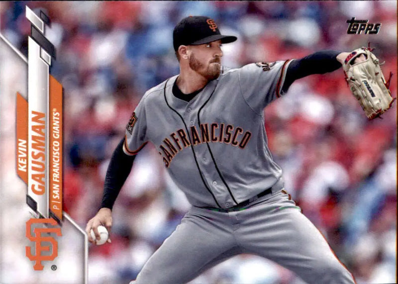 2020 Topps #457 Kevin Gausman NM-MT San Francisco Giants Baseball Card - Baseball Card Single