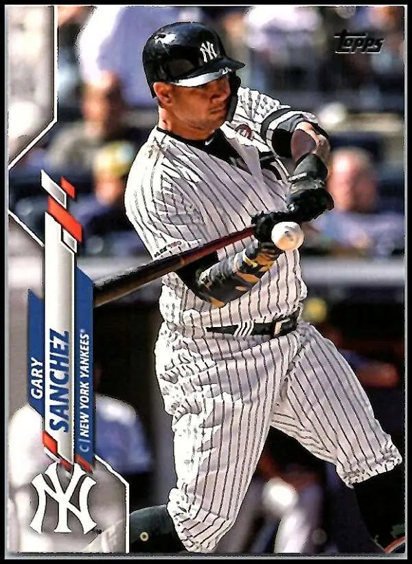 2020 Topps #46 Gary Sanchez NM-MT New York Yankees Baseball Card - Baseball Card Single