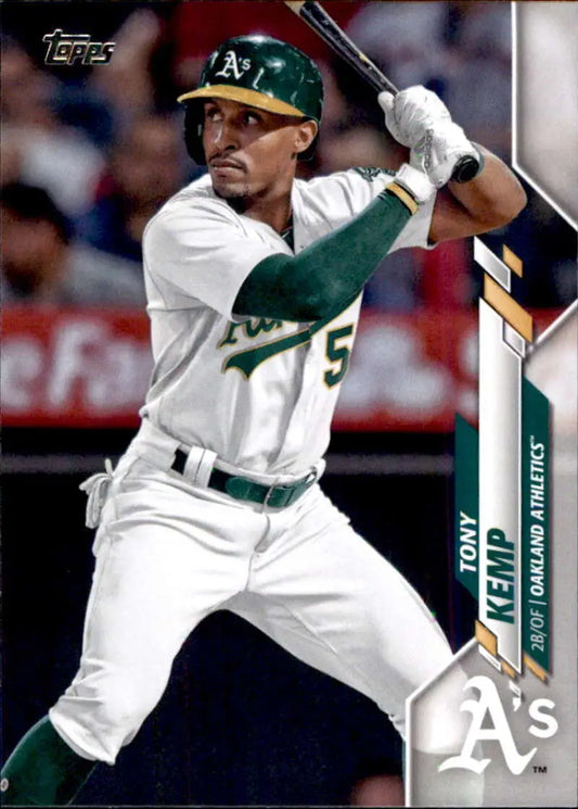 2020 Topps #462 Tony Kemp NM-MT Oakland Athletics Baseball Card - Baseball Card Single