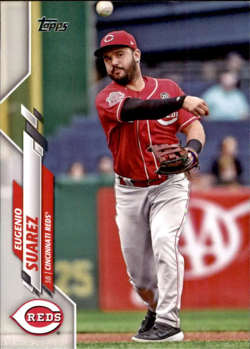 2020 Topps #465 Eugenio Suarez NM-MT Cincinnati Reds Baseball Card - Baseball Card Single