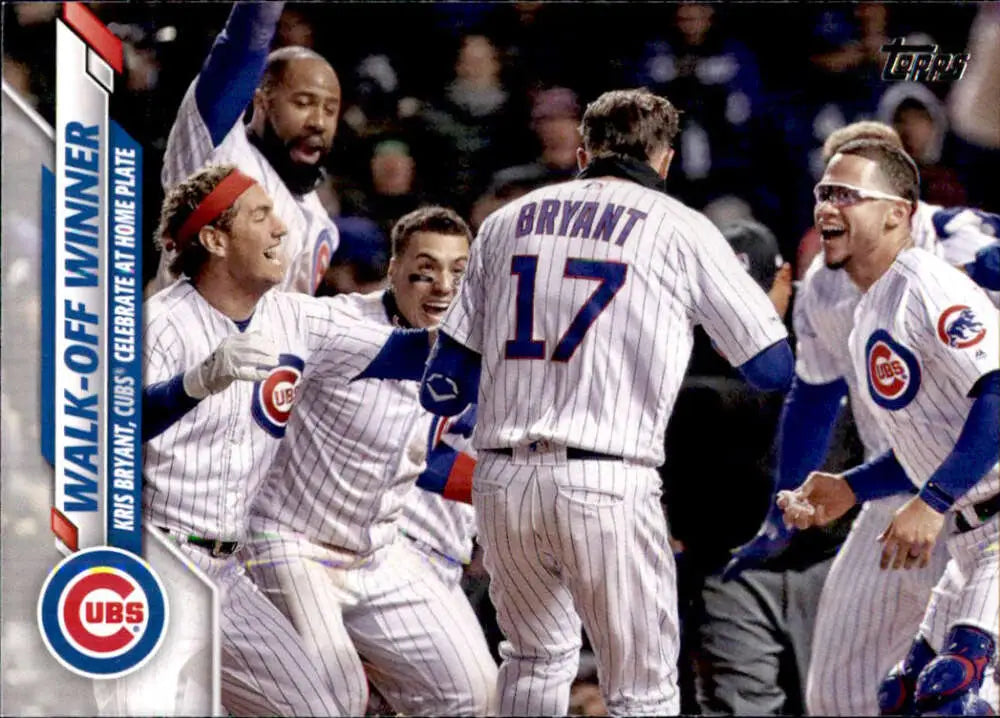2020 Topps #469 Walk Off Winner NM-MT Chicago Cubs Baseball Card - Baseball Card Single
