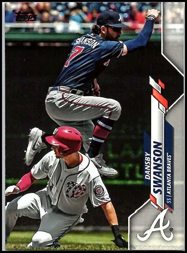 2020 Topps #47 Dansby Swanson NM-MT Atlanta Braves Baseball Card - Baseball Card Single