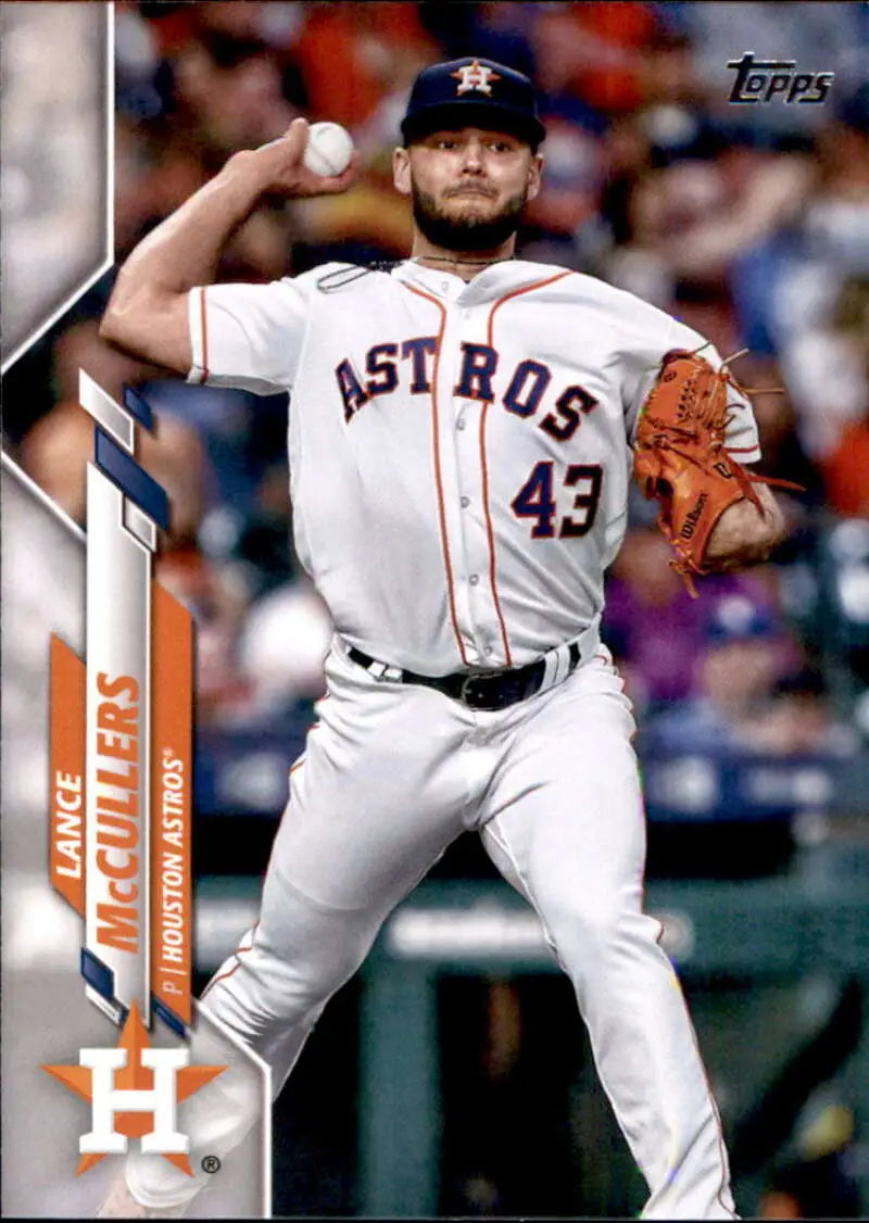 2020 Topps #473 Lance McCullers Jr. NM-MT Houston Astros Baseball Card - Baseball Card Single