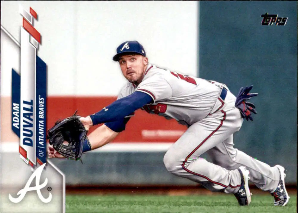 2020 Topps #482 Adam Duvall NM-MT Atlanta Braves Baseball Card - Baseball Card Single