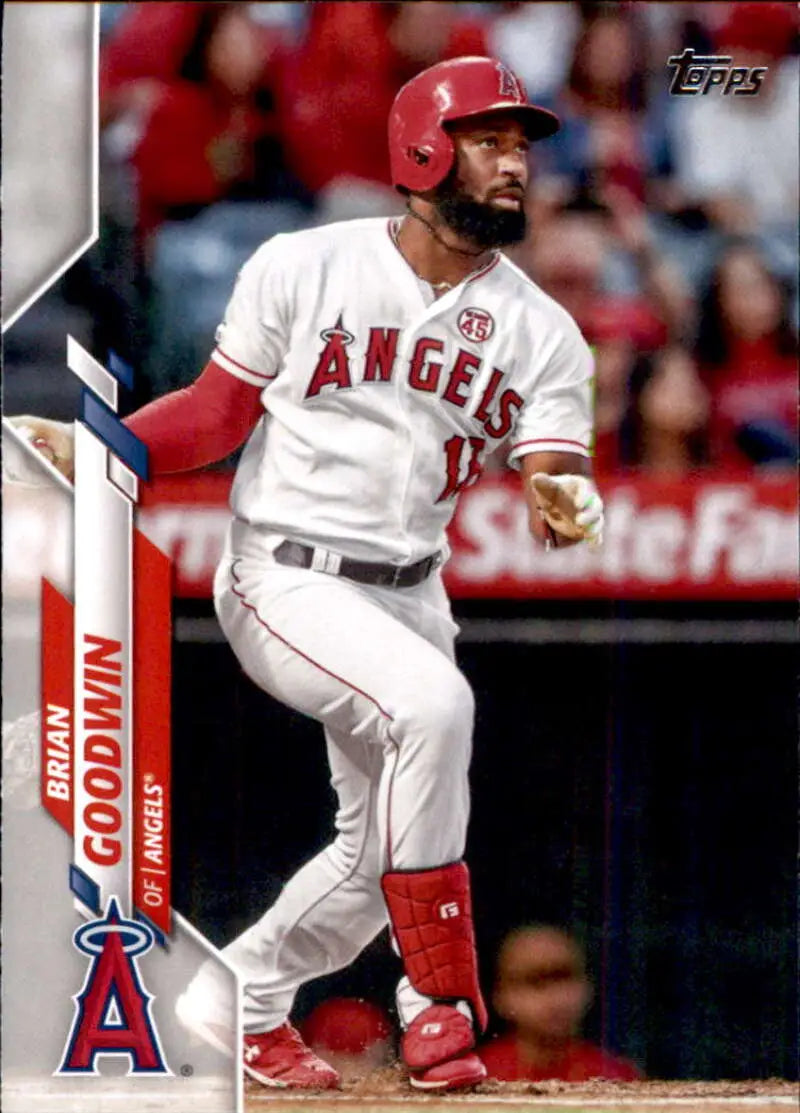 2020 Topps #484 Brian Goodwin NM-MT Los Angeles Angels Baseball Card - Baseball Card Single