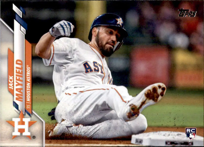 2020 Topps #485 Jack Mayfield NM-MT RC Rookie Houston Astros Baseball Card - Baseball Card Single