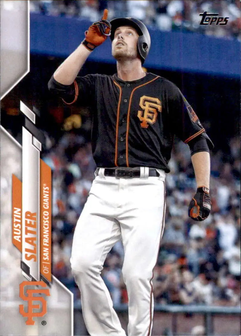 2020 Topps #490 Austin Slater NM-MT San Francisco Giants Baseball Card - Baseball Card Single