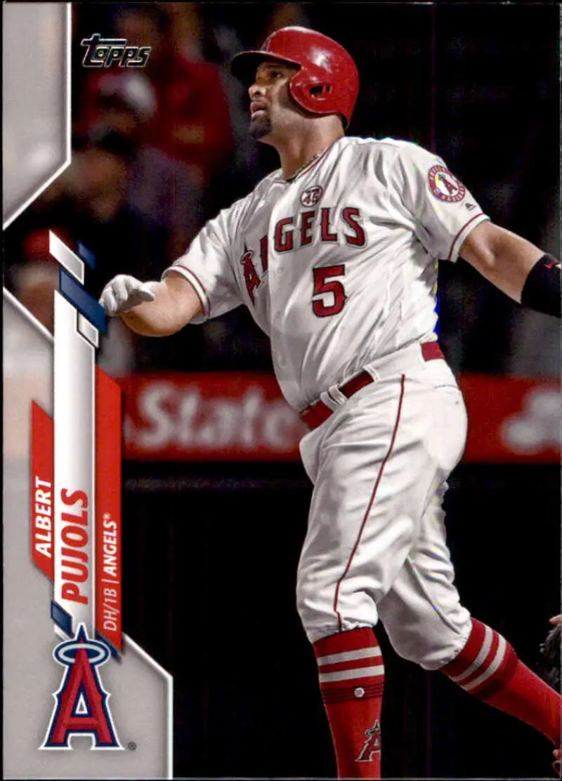 2020 Topps #497 Albert Pujols NM-MT Los Angeles Angels Baseball Card - Baseball Card Single