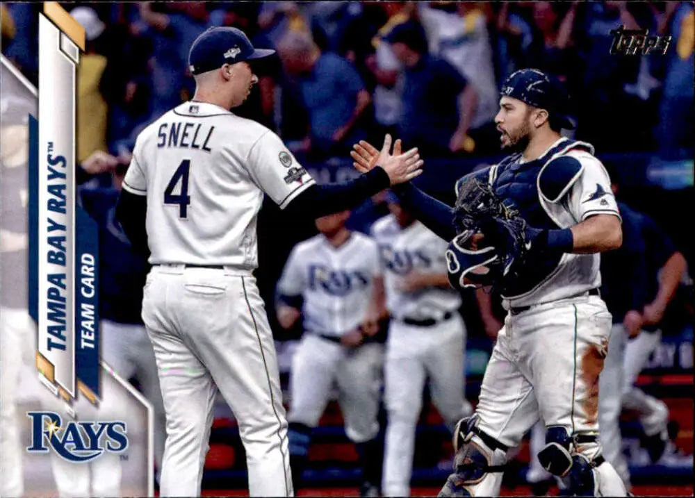 2020 Topps #501 Tampa Bay Rays NM-MT Tampa Bay Rays Baseball Card - Baseball Card Single