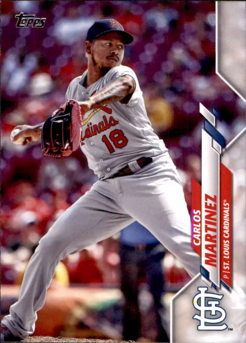2020 Topps #508 Carlos Martinez NM-MT St. Louis Cardinals Baseball Card - Baseball Card Single