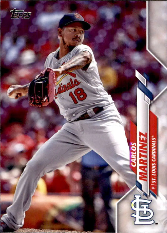 2020 Topps #508 Carlos Martinez NM-MT St. Louis Cardinals Baseball Card - Baseball Card Single