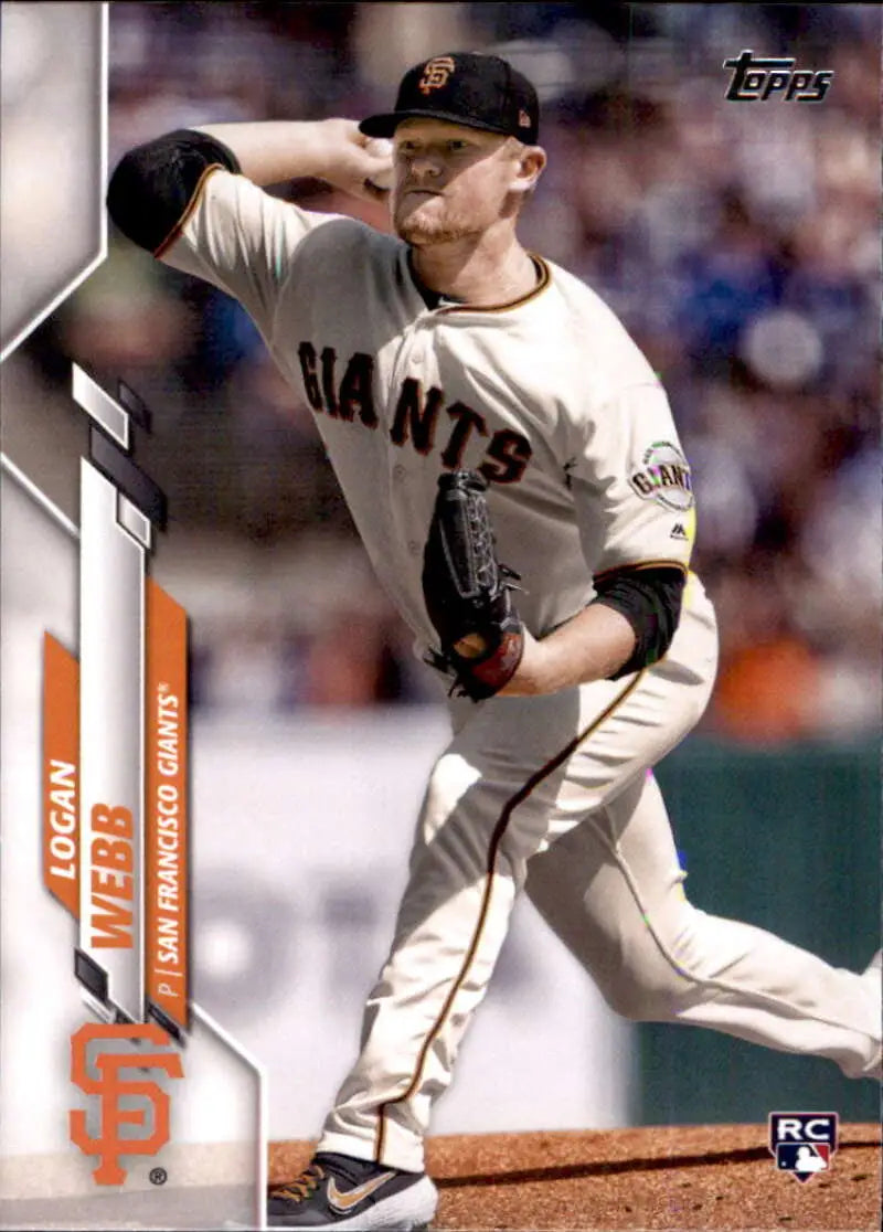 2020 Topps #514 Logan Webb NM-MT RC Rookie San Francisco Giants Baseball Card - Baseball Card Single