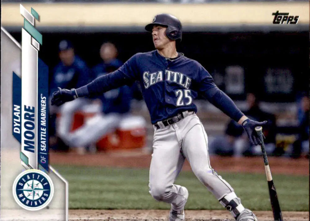 2020 Topps #517 Dylan Moore NM-MT Seattle Mariners Baseball Card - Baseball Card Single