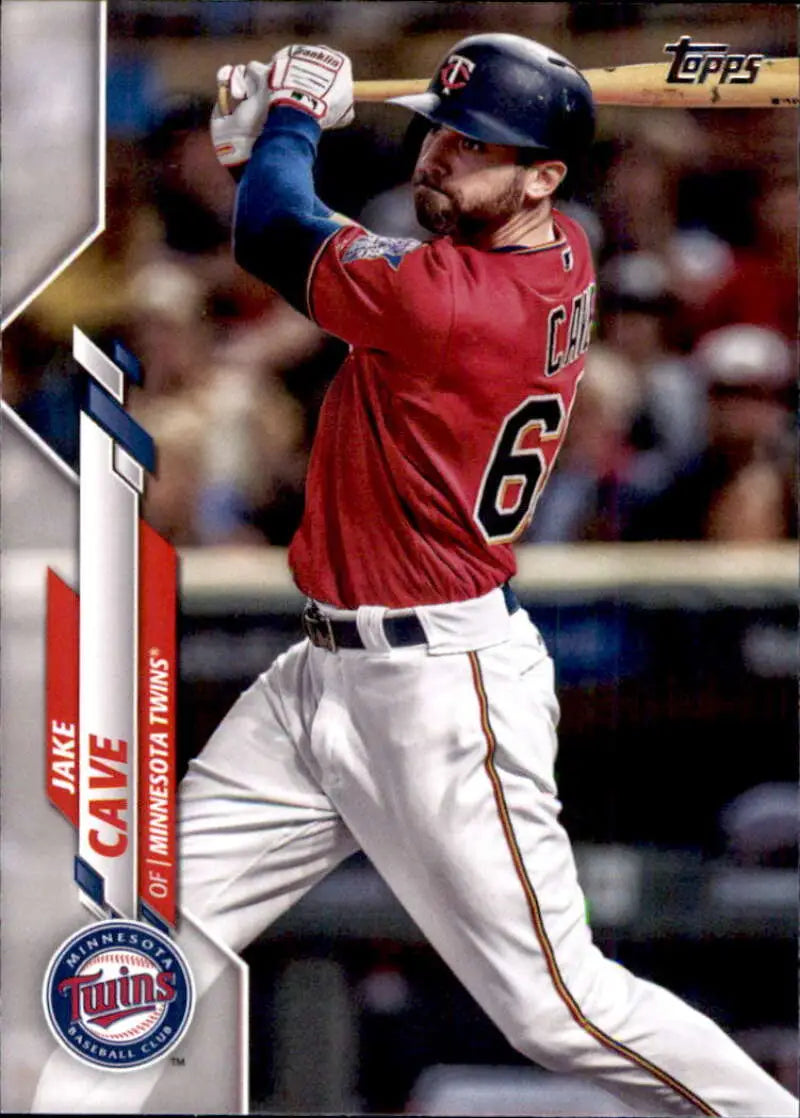 2020 Topps #525 Jake Cave NM-MT Minnesota Twins Baseball Card - Baseball Card Single