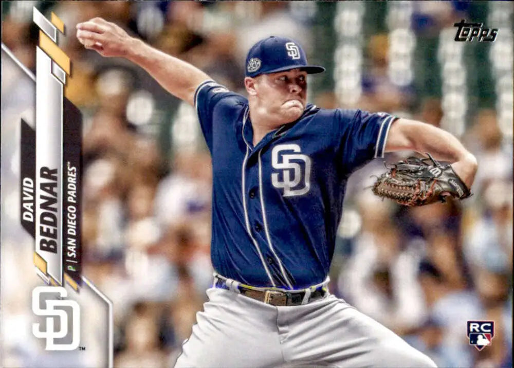 2020 Topps #531 David Bednar NM-MT RC Rookie San Diego Padres Baseball Card - Baseball Card Single