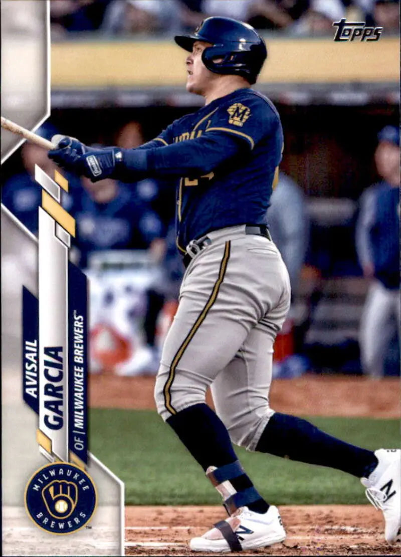 2020 Topps #535 Avisail Garcia NM-MT Milwaukee Brewers Baseball Card - Baseball Card Single