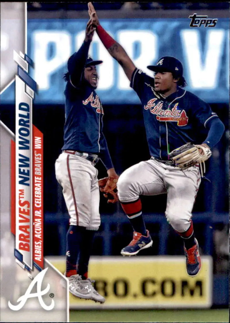 2020 Topps #538 Braves New World NM-MT Atlanta Braves Baseball Card - Baseball Card Single