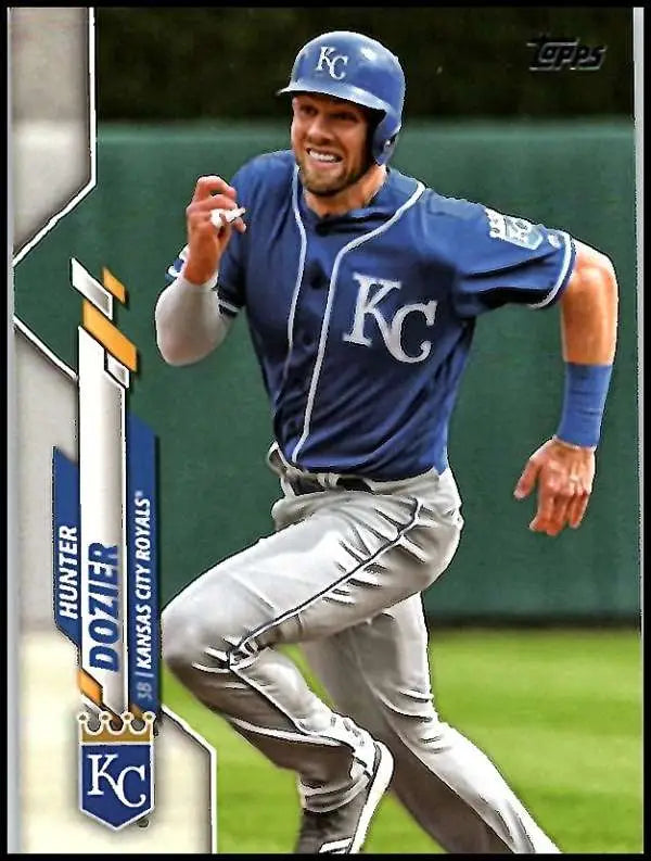2020 Topps #54 Hunter Dozier NM-MT Kansas City Royals Baseball Card - Baseball Card Single