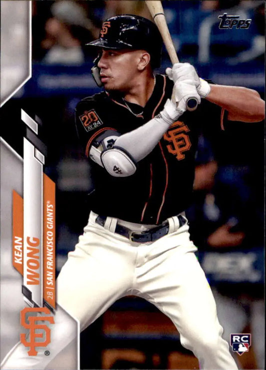 2020 Topps #540 Kean Wong NM-MT RC Rookie San Francisco Giants Baseball Card - Baseball Card Single