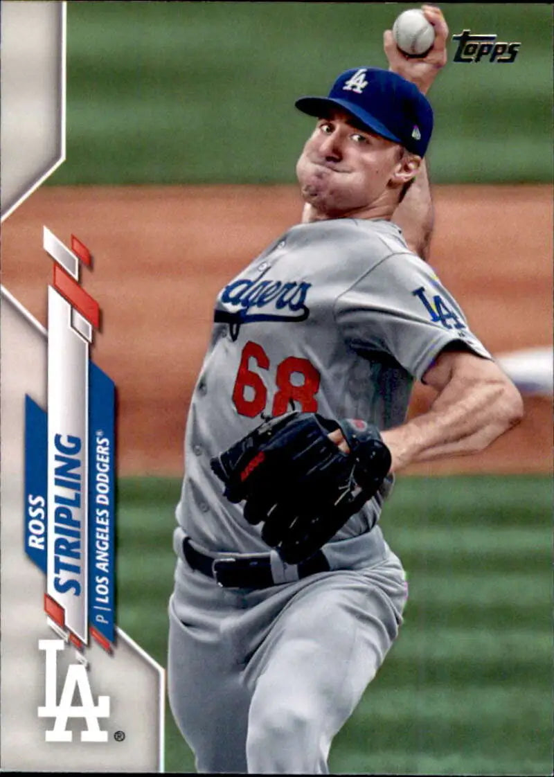 2020 Topps #546 Ross Stripling NM-MT Los Angeles Dodgers Baseball Card - Baseball Card Single