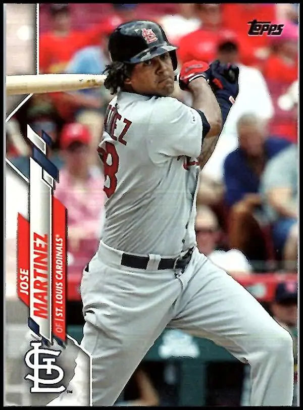 2020 Topps #55 Jose Martinez NM-MT St. Louis Cardinals Baseball Card - Baseball Card Single