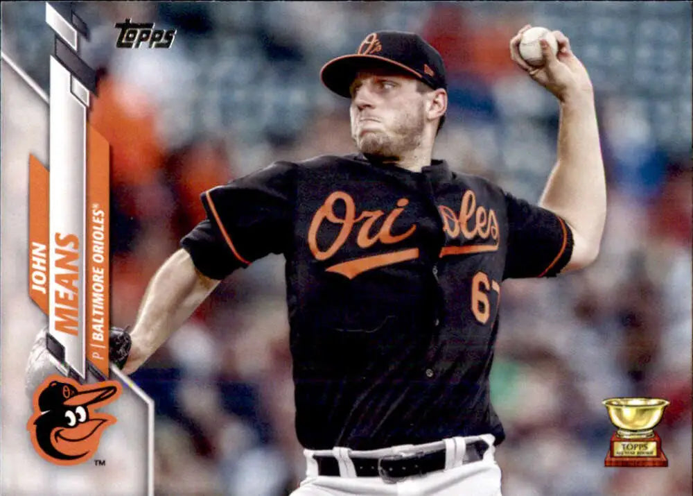 2020 Topps #550 John Means NM-MT Baltimore Orioles Baseball Card - Baseball Card Single